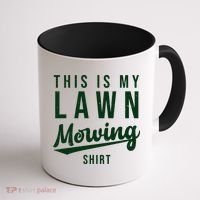 This Is My Lawn Mowing Shirt Coffee Mug thumb 1