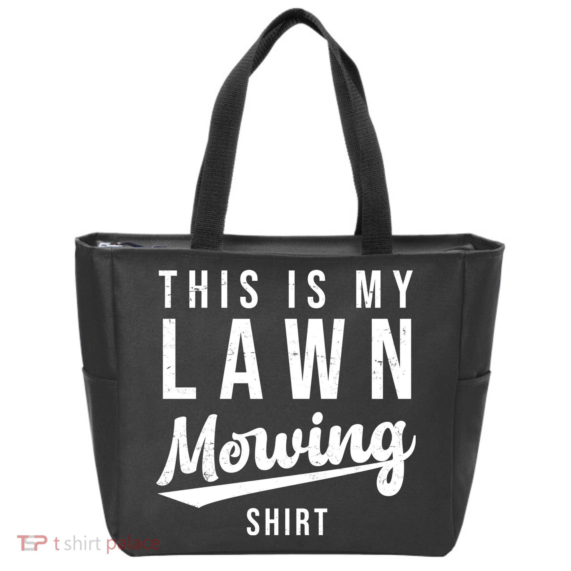 This Is My Lawn Mowing Shirt Tote Bag