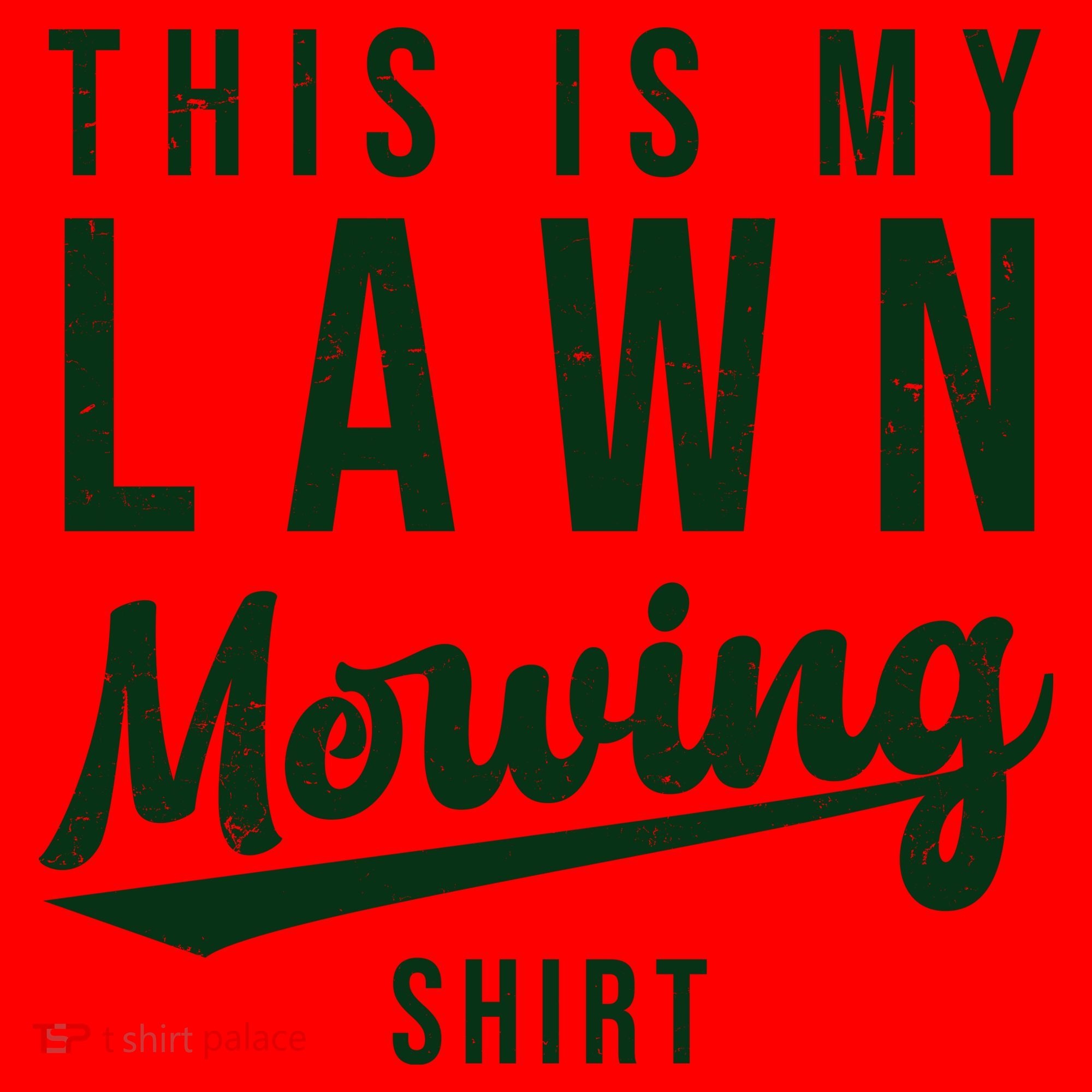 This Is My Lawn Mowing Shirt Santa Hat