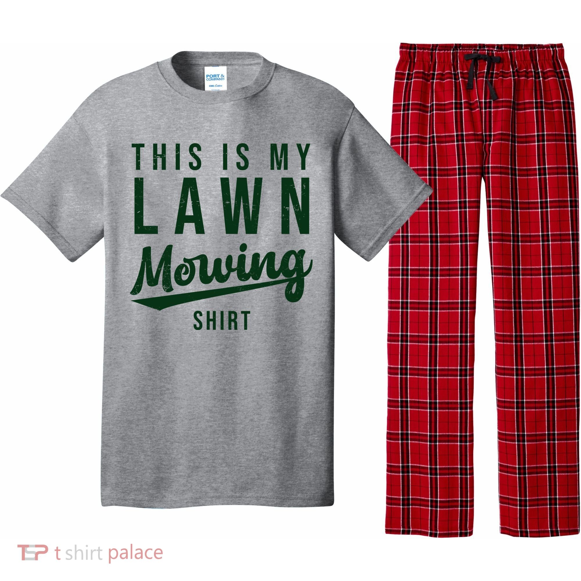 This Is My Lawn Mowing Shirt Pajama Set