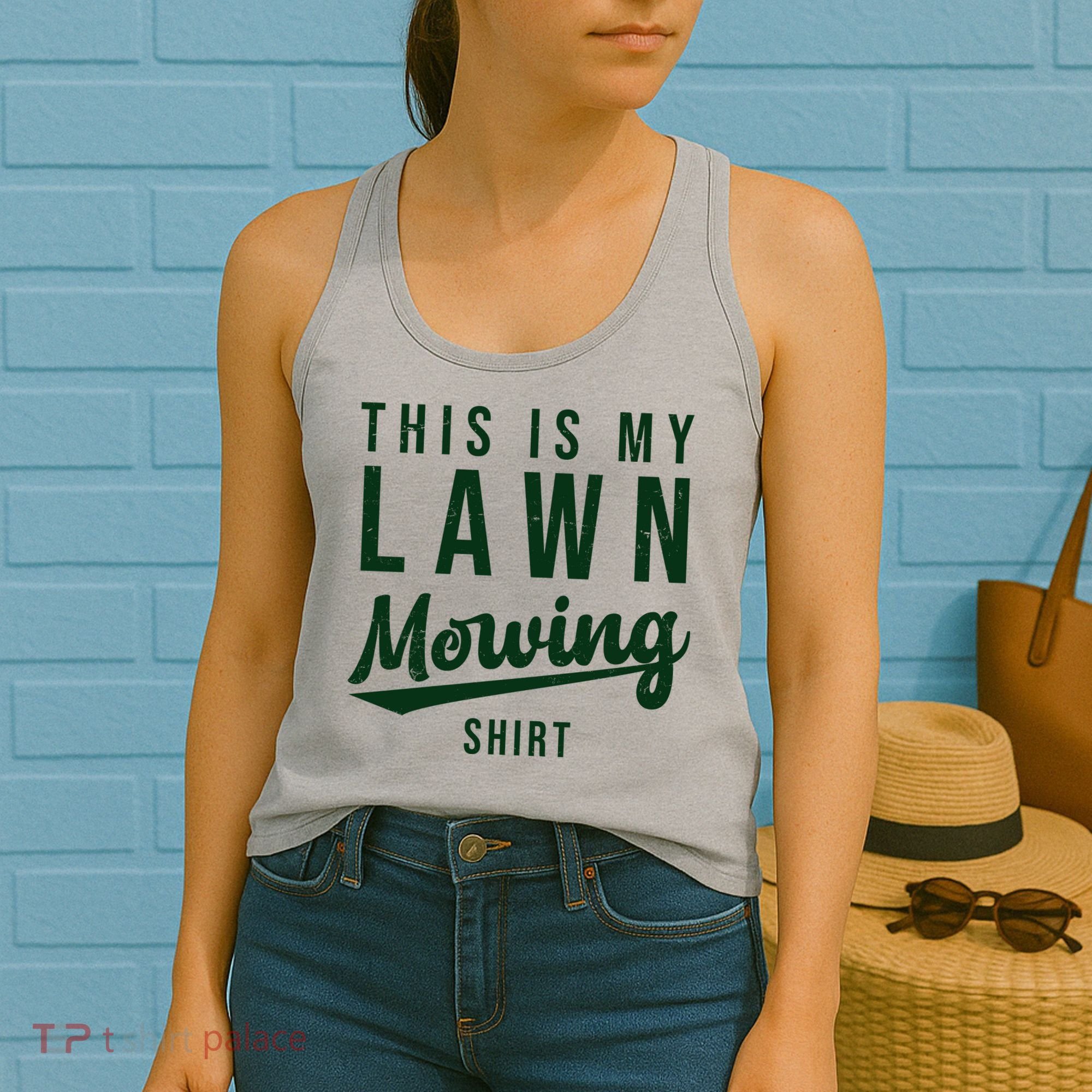 This Is My Lawn Mowing Shirt Women's Tank Top