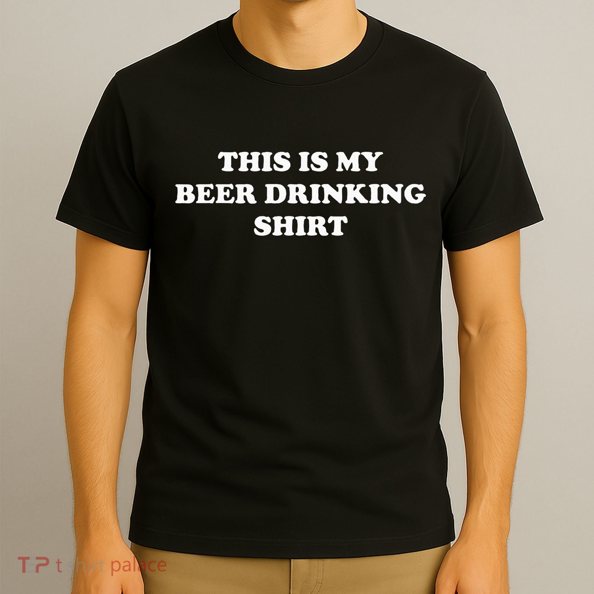 This Is My Beer Drinking Funny Graphic T-Shirt