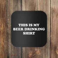 This Is My Beer Drinking Funny Graphic Coaster thumb 0