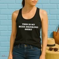 This Is My Beer Drinking Funny Graphic Women's Tank Top thumb 2