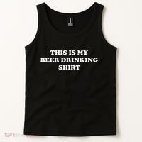 This Is My Beer Drinking Funny Graphic Tank Top thumb 2