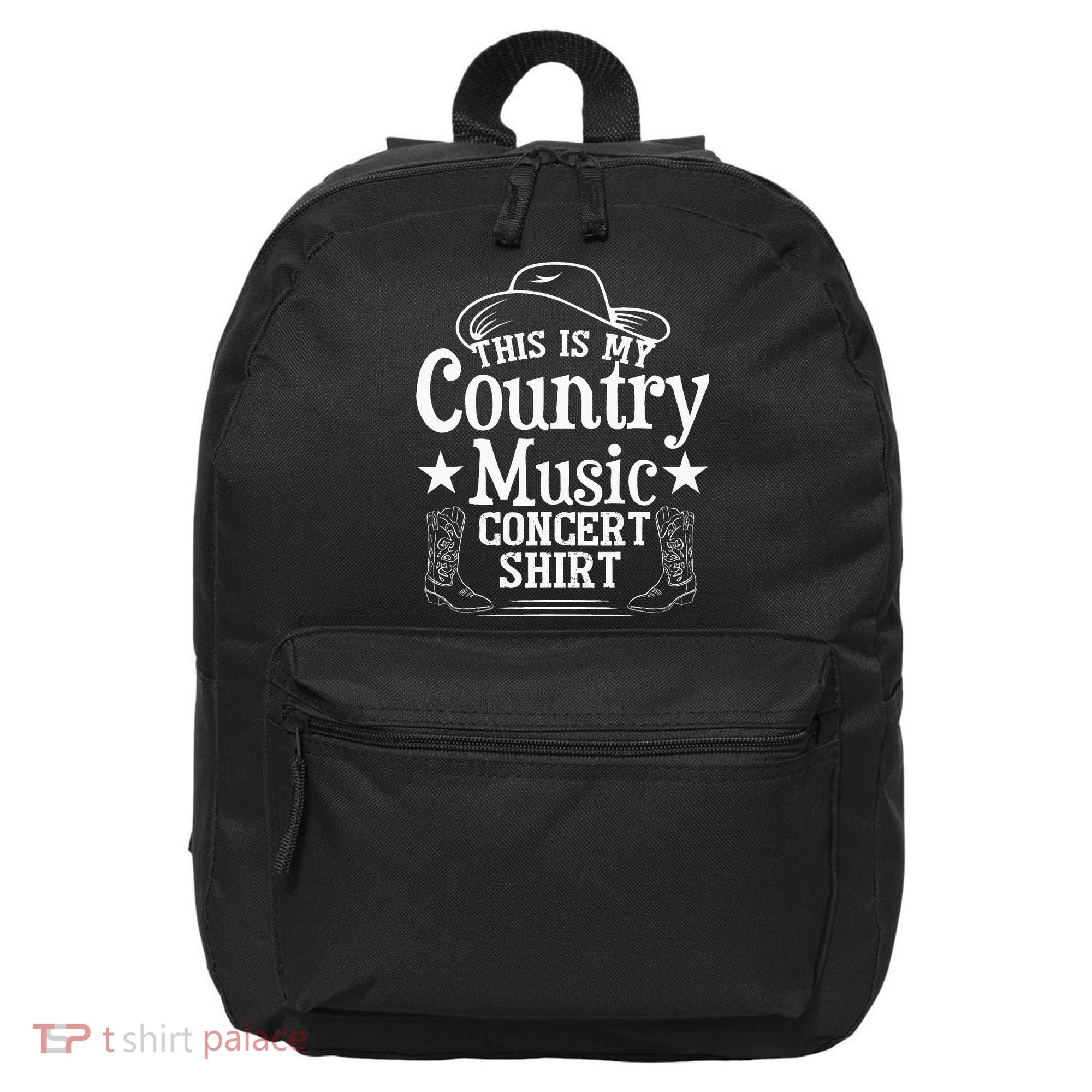 This Is My Country Music Concert 16 in Basic Backpack