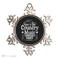 This Is My Country Music Concert Ornament thumb 0