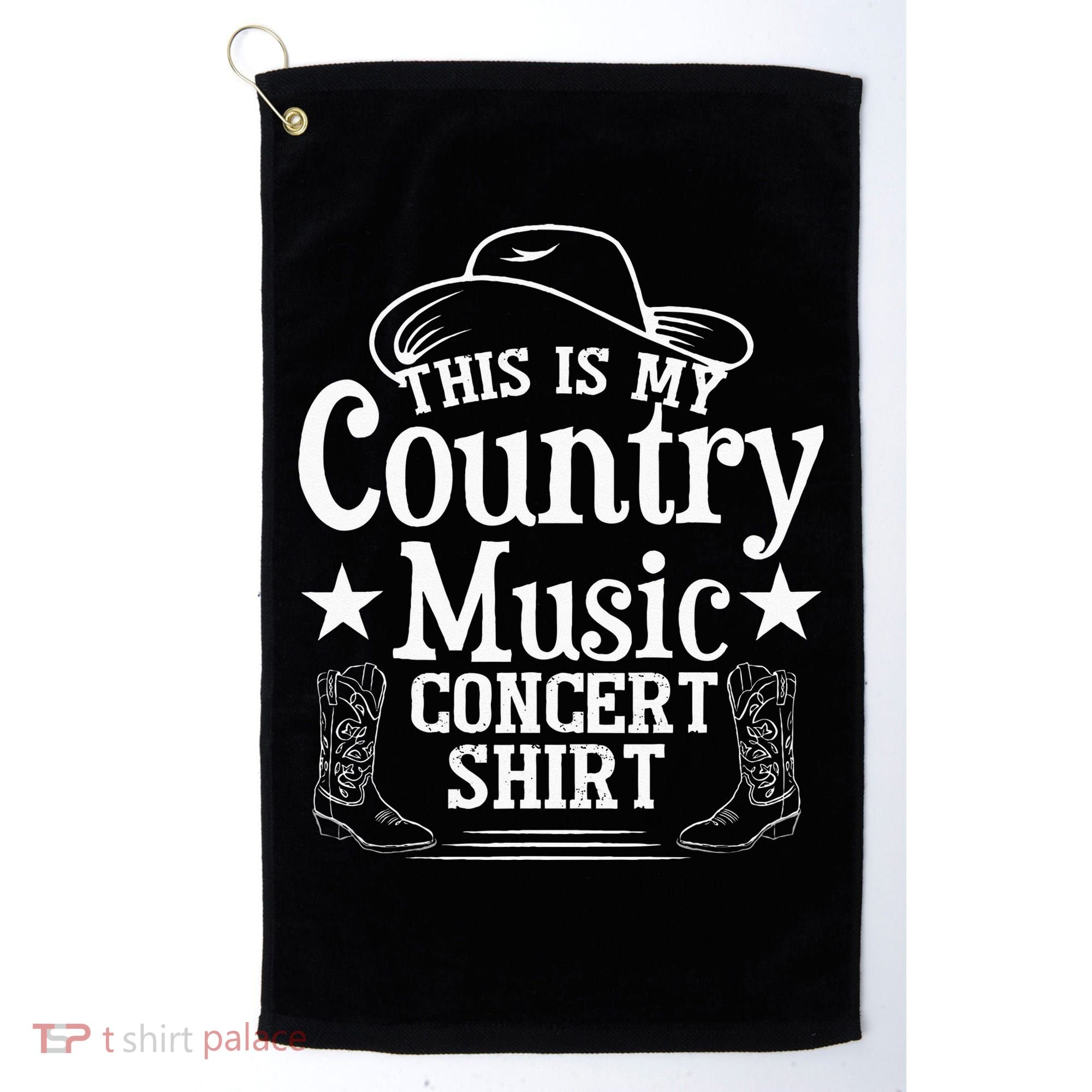 This Is My Country Music Concert Golf Towel