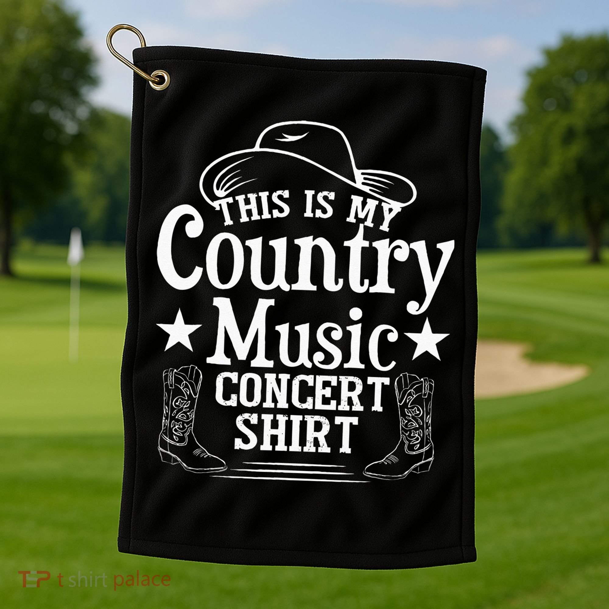This Is My Country Music Concert Golf Towel