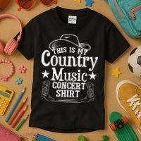 This Is My Country Music Concert Kids T-Shirt thumb 3