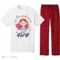 This Is My Human Costume I'm Really A Fairy Cute Halloween Pajama Set thumb 0