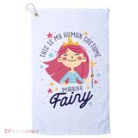 This Is My Human Costume I'm Really A Fairy Cute Halloween Golf Towel thumb 0