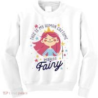 This Is My Human Costume I'm Really A Fairy Cute Halloween Kids Sweatshirt thumb 0