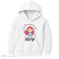 This Is My Human Costume I'm Really A Fairy Cute Halloween Kids Hoodie thumb 0