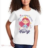 This Is My Human Costume I'm Really A Fairy Cute Halloween Kids T-Shirt thumb 2