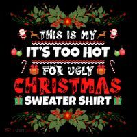 This Is My It's Too Hot For Ugly Christmas Sweater Tote Bag thumb 4