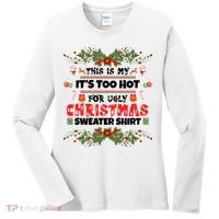 This Is My It's Too Hot For Ugly Christmas Sweater Women's Long Sleeve Shirt thumb 0