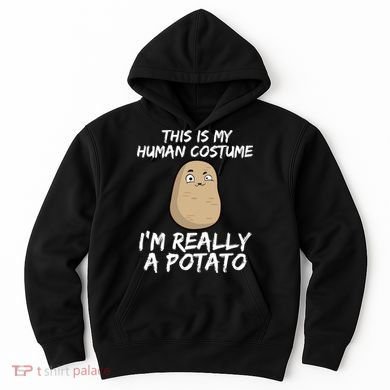 This Is My Human Costume Im Really A Potato Hoodie