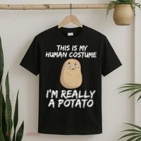 This Is My Human Costume Im Really A Potato T-Shirt thumb 2