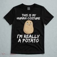 This Is My Human Costume Im Really A Potato T-Shirt thumb 5