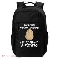 This Is My Human Costume Im Really A Potato Backpack thumb 0