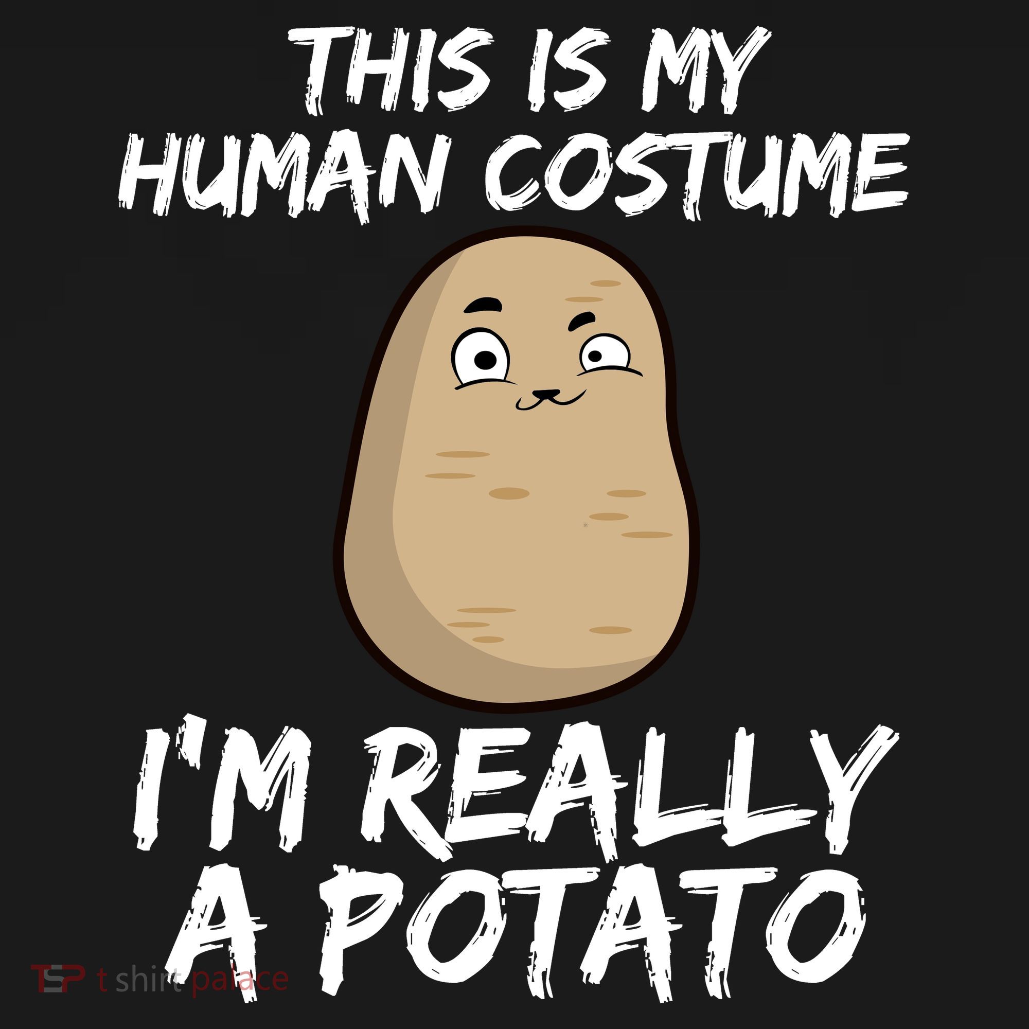 This Is My Human Costume Im Really A Potato Women's Long Sleeve Shirt