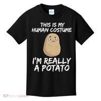 This Is My Human Costume Im Really A Potato Kids T-Shirt thumb 0