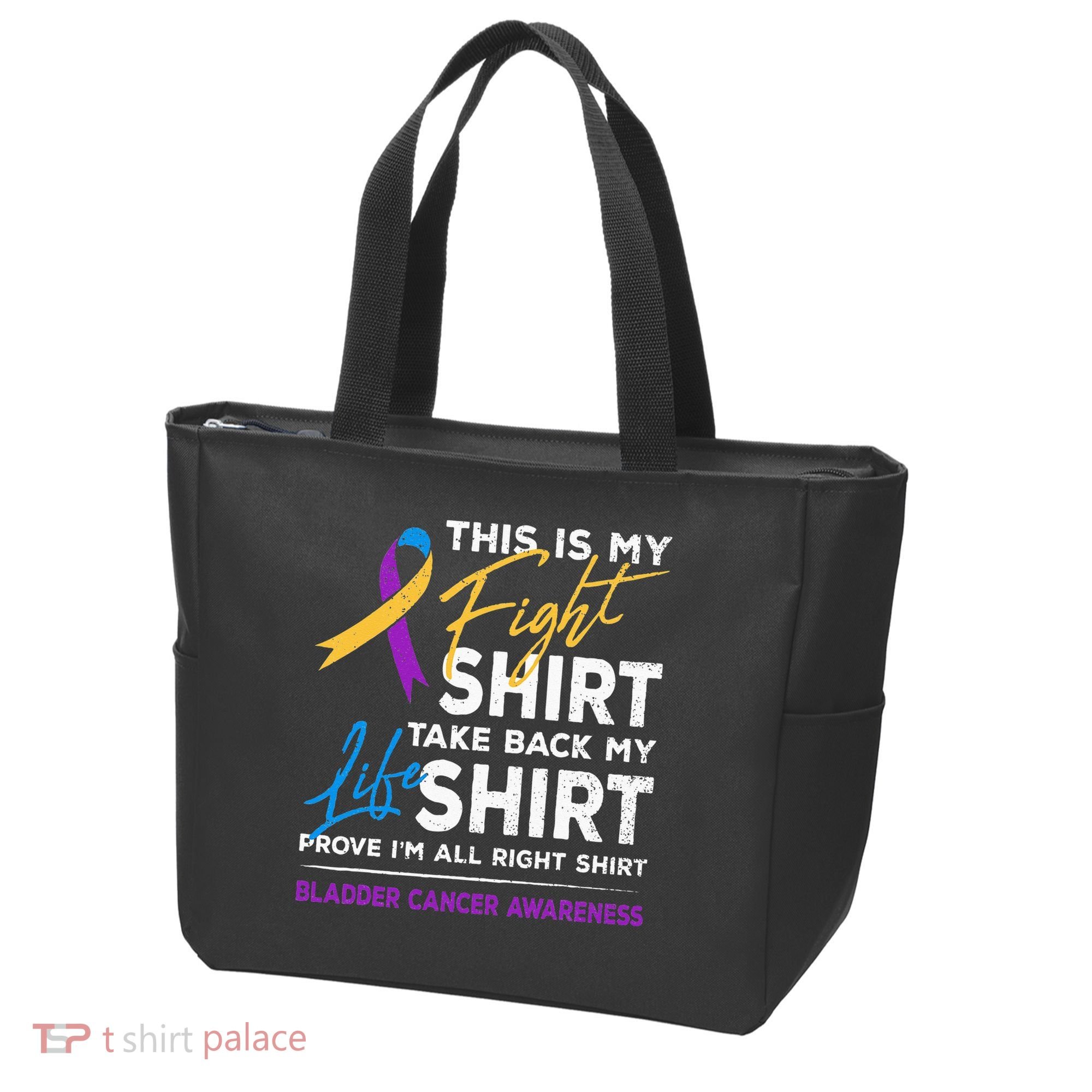 This Is My Fight Bladder Cancer Awareness Month Ribbon Tote Bag