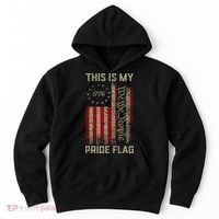 This Is My Pride Flag Usa American Patriotic 4th Of July Hoodie thumb 0