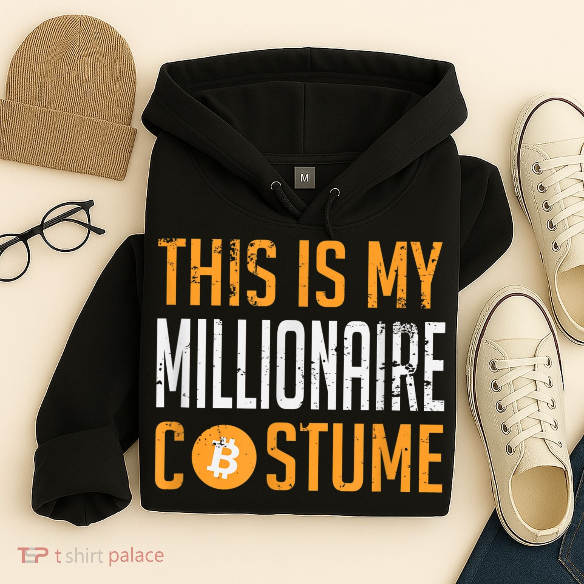 This Is My Millionaire Bitcoin Costume Halloween Hoodie