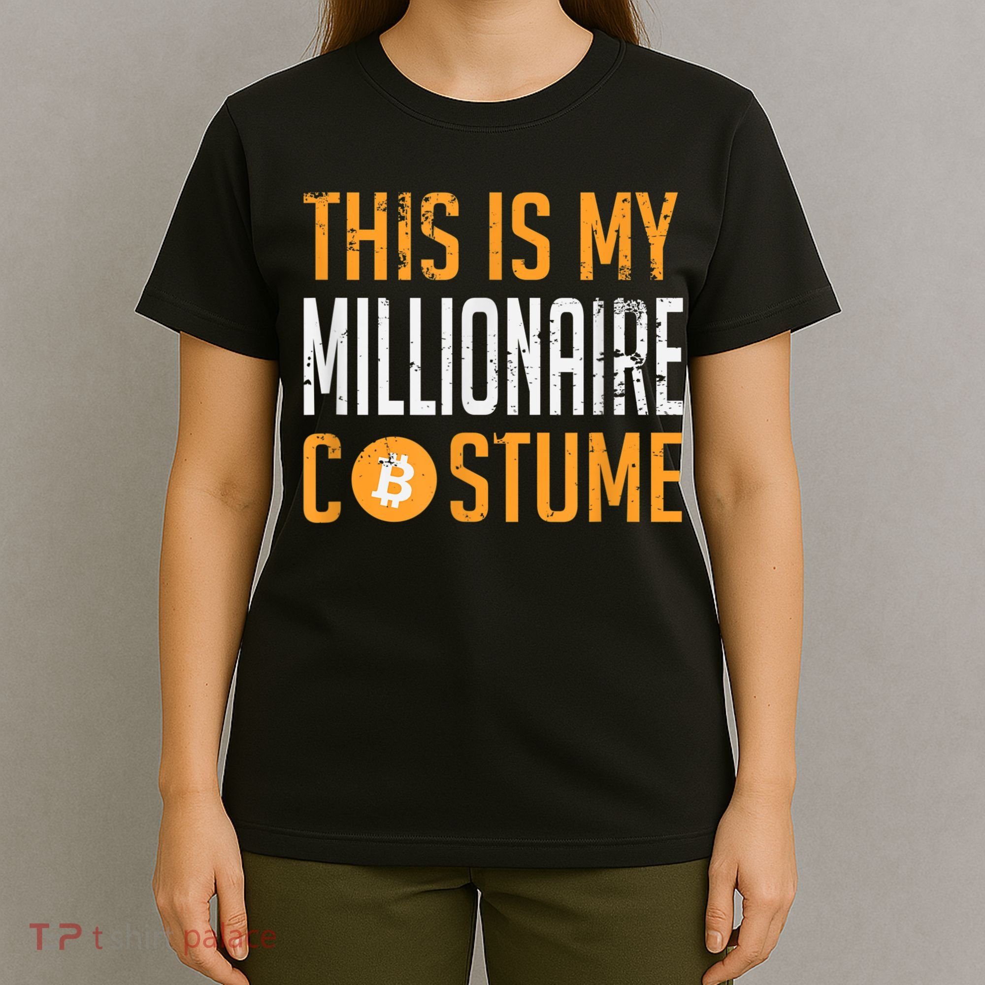 This Is My Millionaire Bitcoin Costume Halloween T-Shirt