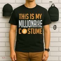 This Is My Millionaire Bitcoin Costume Halloween T-Shirt thumb 6