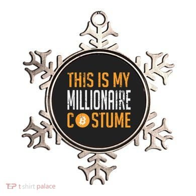 This Is My Millionaire Bitcoin Costume Halloween Ornament