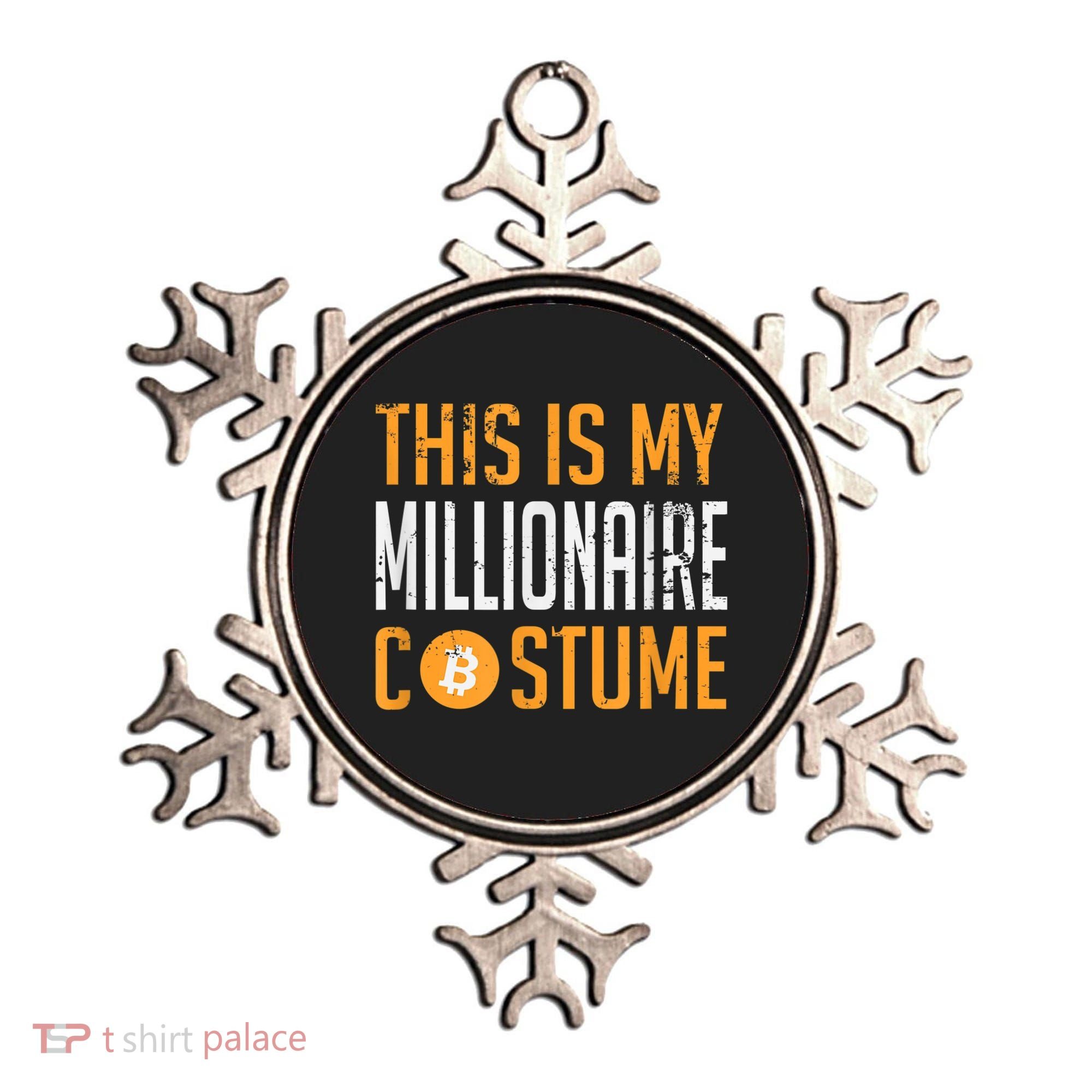 This Is My Millionaire Bitcoin Costume Halloween Ornament