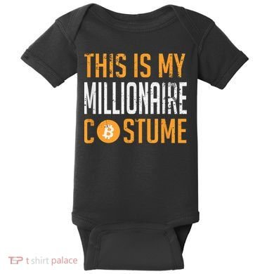 This Is My Millionaire Bitcoin Costume Halloween Baby Bodysuit