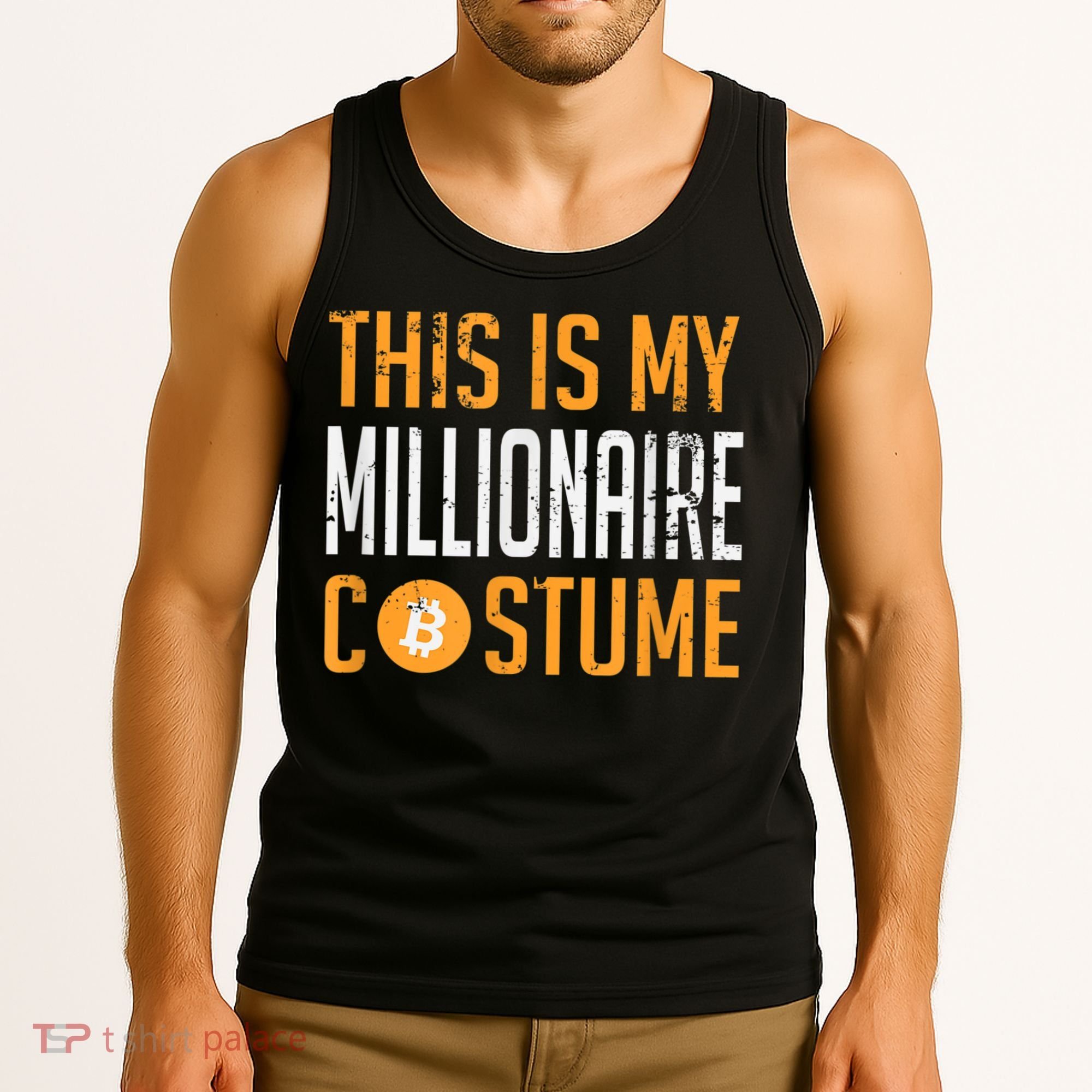 This Is My Millionaire Bitcoin Costume Halloween Tank Top