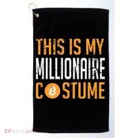 This Is My Millionaire Bitcoin Costume Halloween Golf Towel thumb 0