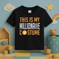 This Is My Millionaire Bitcoin Costume Halloween Toddler T-Shirt thumb 3