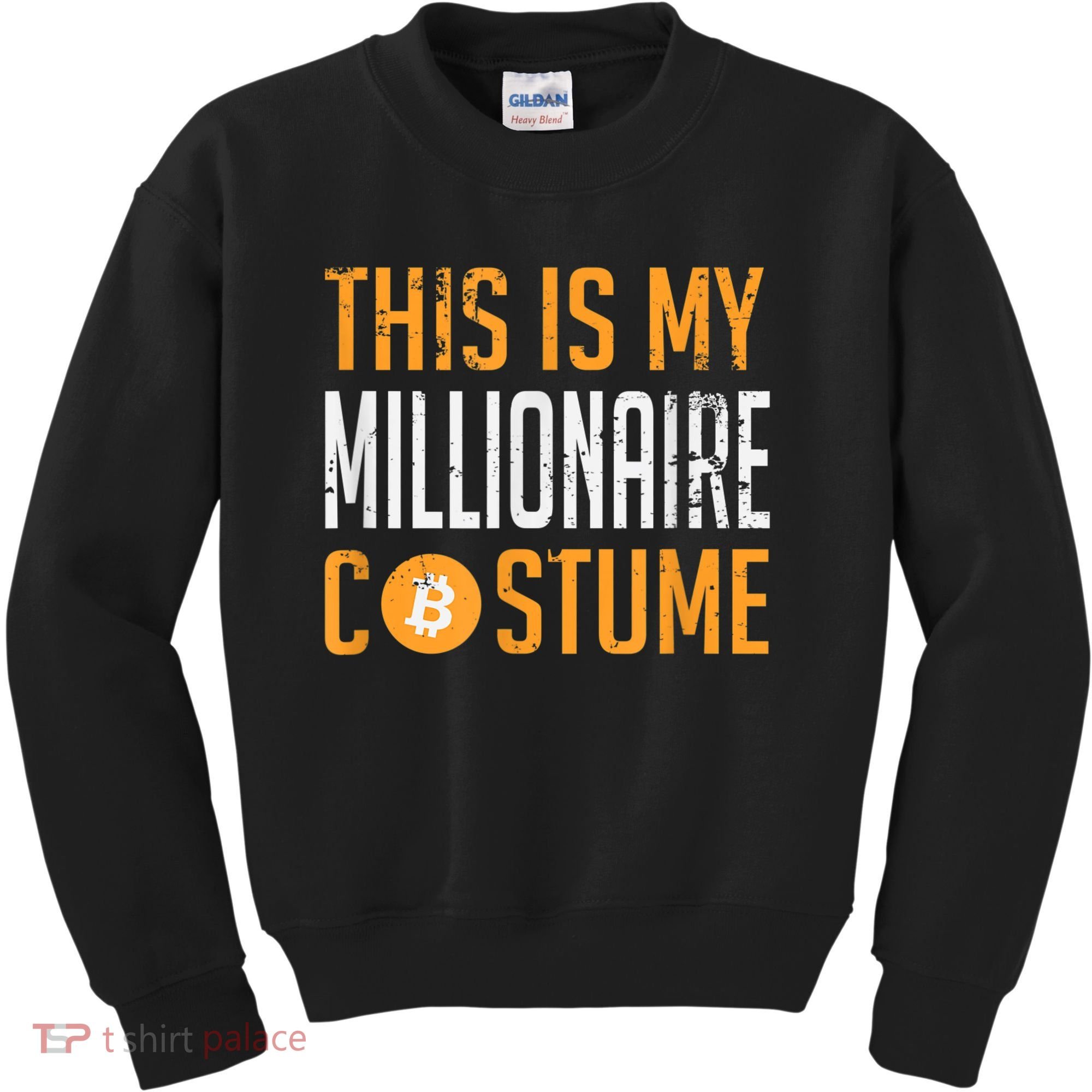 This Is My Millionaire Bitcoin Costume Halloween Kids Sweatshirt
