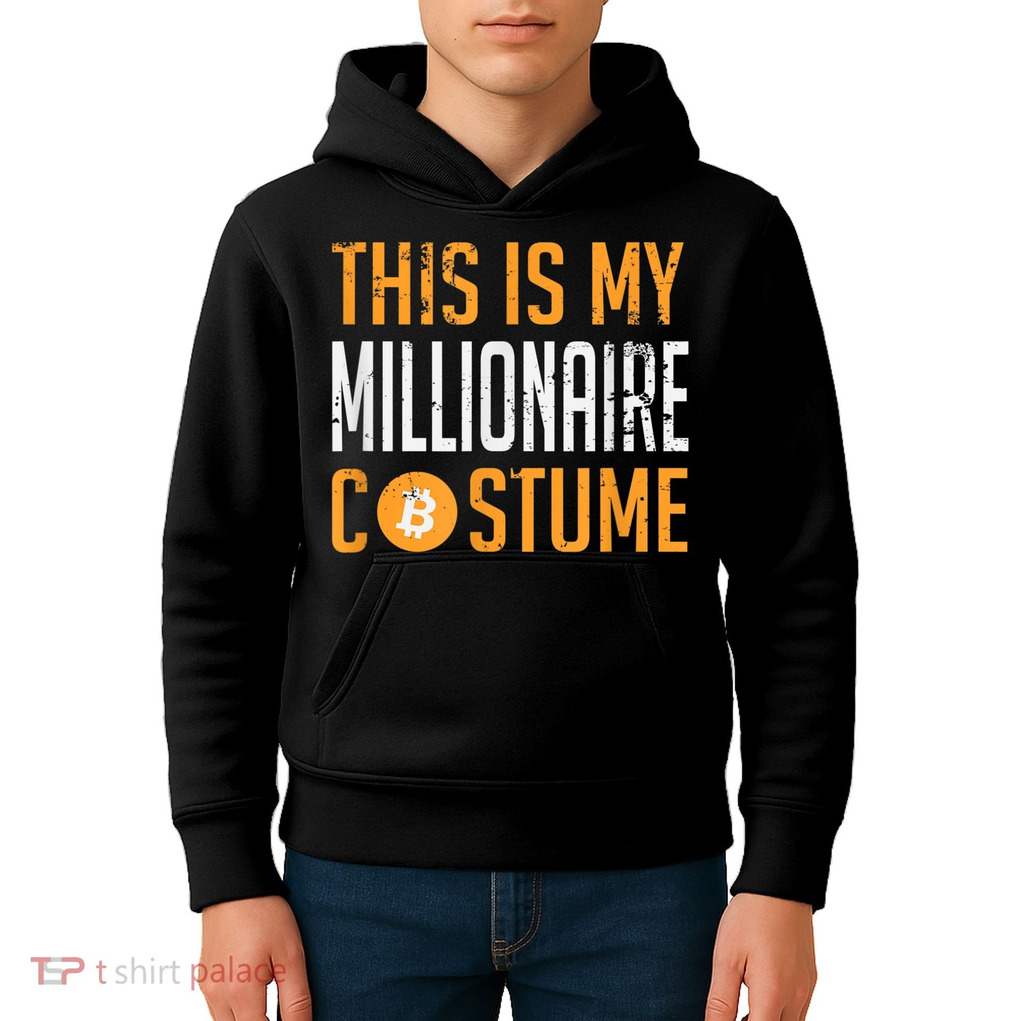 This Is My Millionaire Bitcoin Costume Halloween Kids Hoodie