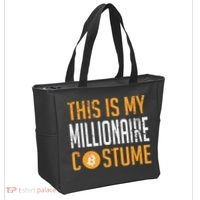 This Is My Millionaire Bitcoin Costume Halloween Tote Bag thumb 2