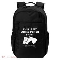 This Is My Lucky Poker Do Not Wash Backpack thumb 0