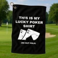 This Is My Lucky Poker Do Not Wash Golf Towel thumb 1