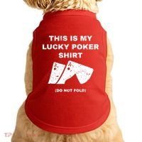 This Is My Lucky Poker Do Not Wash Doggie Tank thumb 0