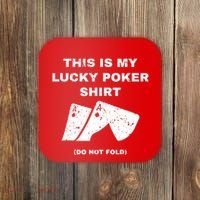 This Is My Lucky Poker Do Not Wash Coaster thumb 0