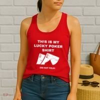 This Is My Lucky Poker Do Not Wash Women's Tank Top thumb 2
