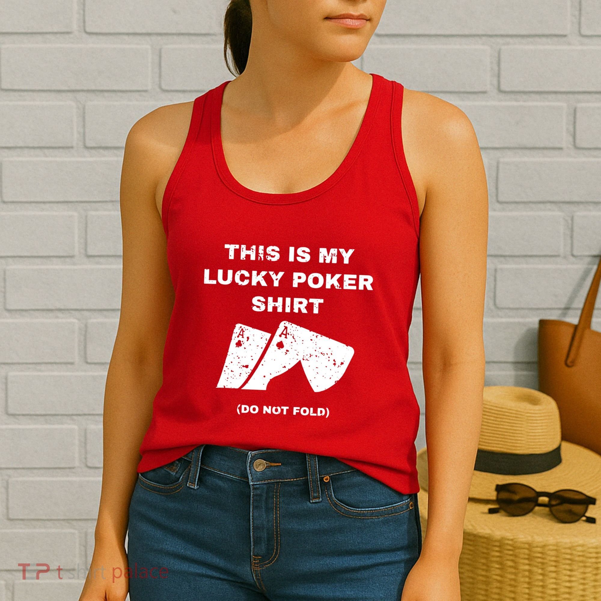 This Is My Lucky Poker Do Not Wash Women's Tank Top