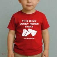This Is My Lucky Poker Do Not Wash Toddler T-Shirt thumb 2