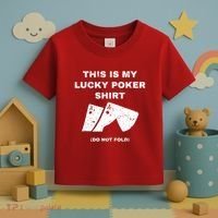 This Is My Lucky Poker Do Not Wash Toddler T-Shirt thumb 3