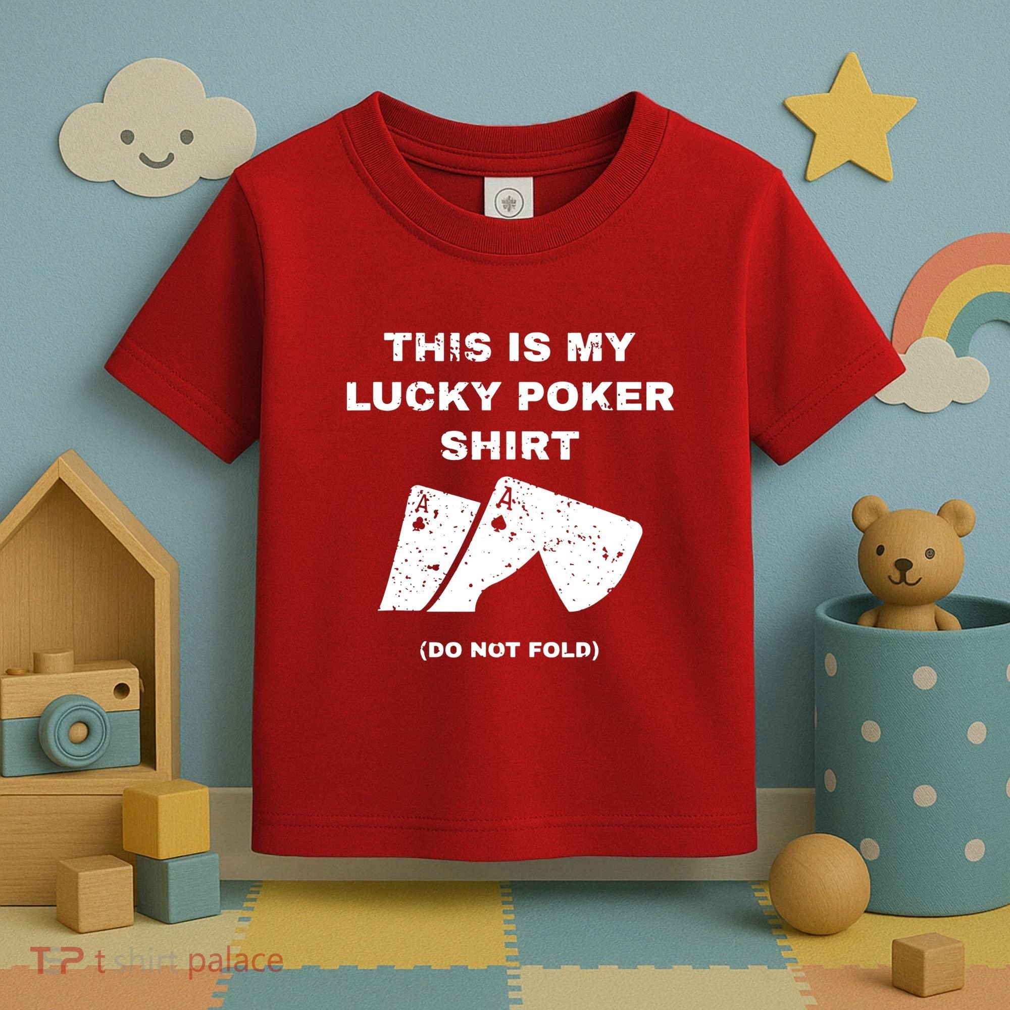 This Is My Lucky Poker Do Not Wash Toddler T-Shirt